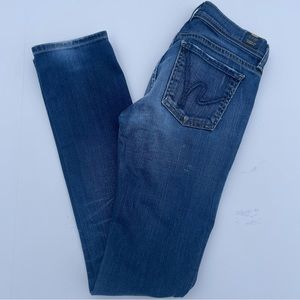 Citizens of Humanity Ava Straight Leg Low Rise Jeans Womens Size 26. Made In USA